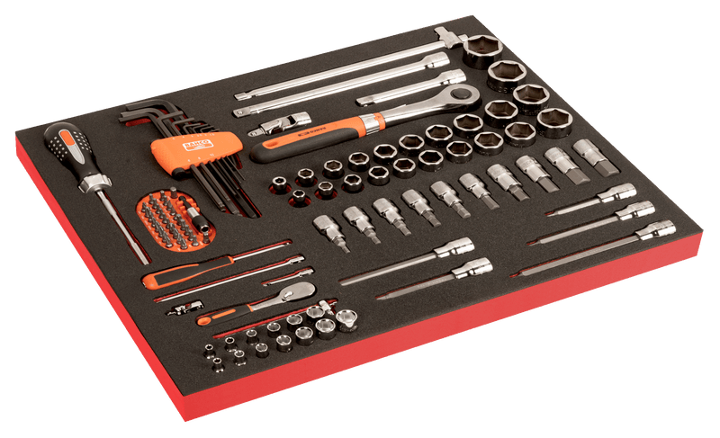 Bahco (FF1A2503) Chaves de caixa 1/2-3/8, 101 peças