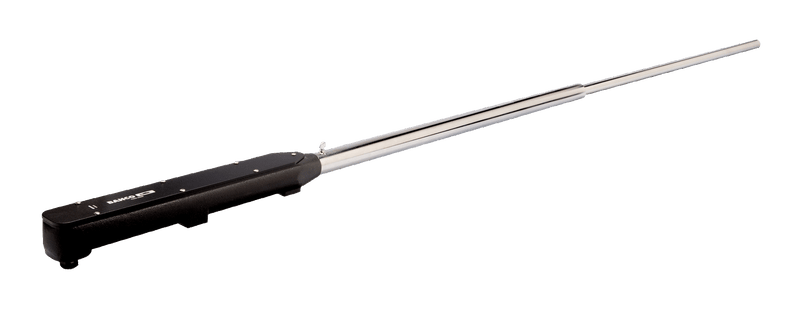 Bahco (7455-2500) Chave de torque mecânica ajustável com roquete, escala marcada e cabeça fixa com acionamento quadrado