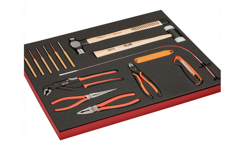 Bahco (FF1A185) Fit&Go 3/3 Foam Insert, Cutter and Pliers - 14 pieces