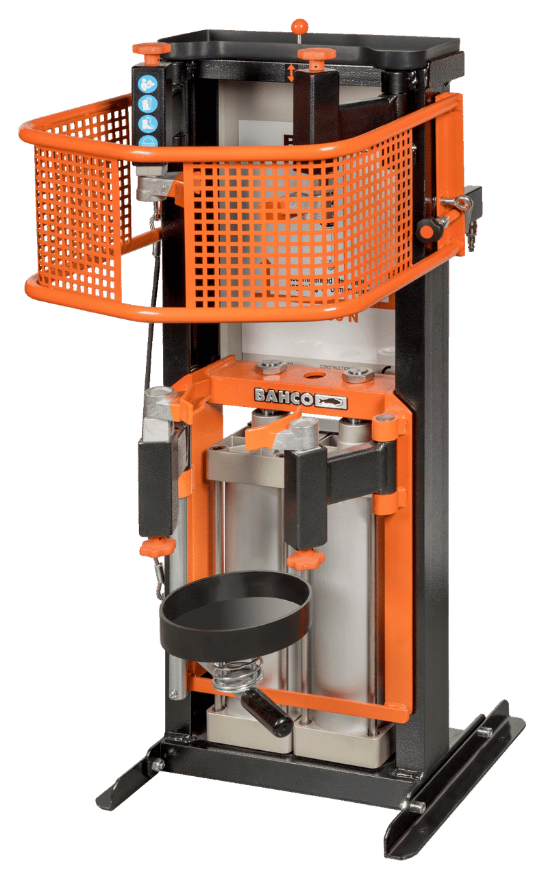 Compresor Bahco (BS30PG) para amortiguador neumático de doble pistón con rejilla protectora