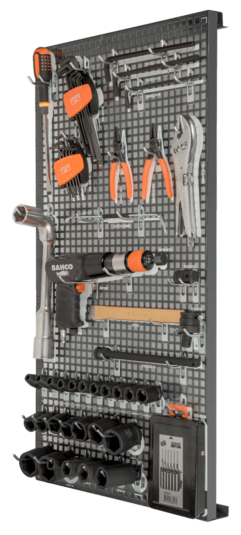 Kit de ferramentas para reparação automóvel Bahco (1495TP-AUTO-M1) - Painel - 62 peças