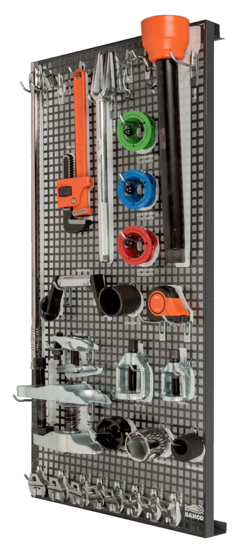 Kit de ferramentas para reparação automóvel Bahco (1495TP-AUTO-M4) - Painel - 23 peças