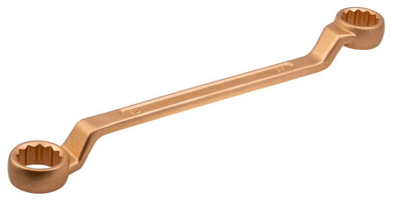 Llaves de doble anillo acodadas antichispas Bahco (NSB011) CU-BE