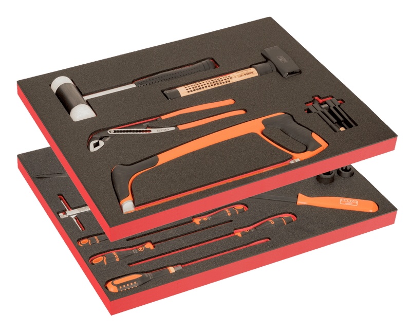 Bahco (FF1ASET-AUTO-M5) 2 Auto Repair Foam Tool Kits - 32 Pieces