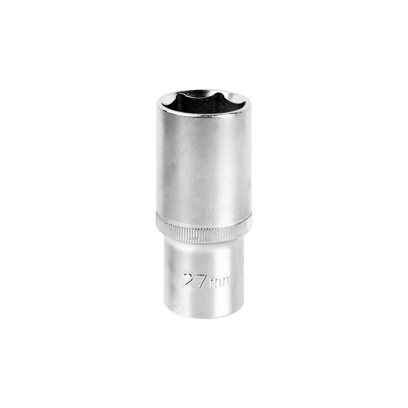 JBM (17054) Flank Deep Socket 1/2", 6 Pt.27mm
