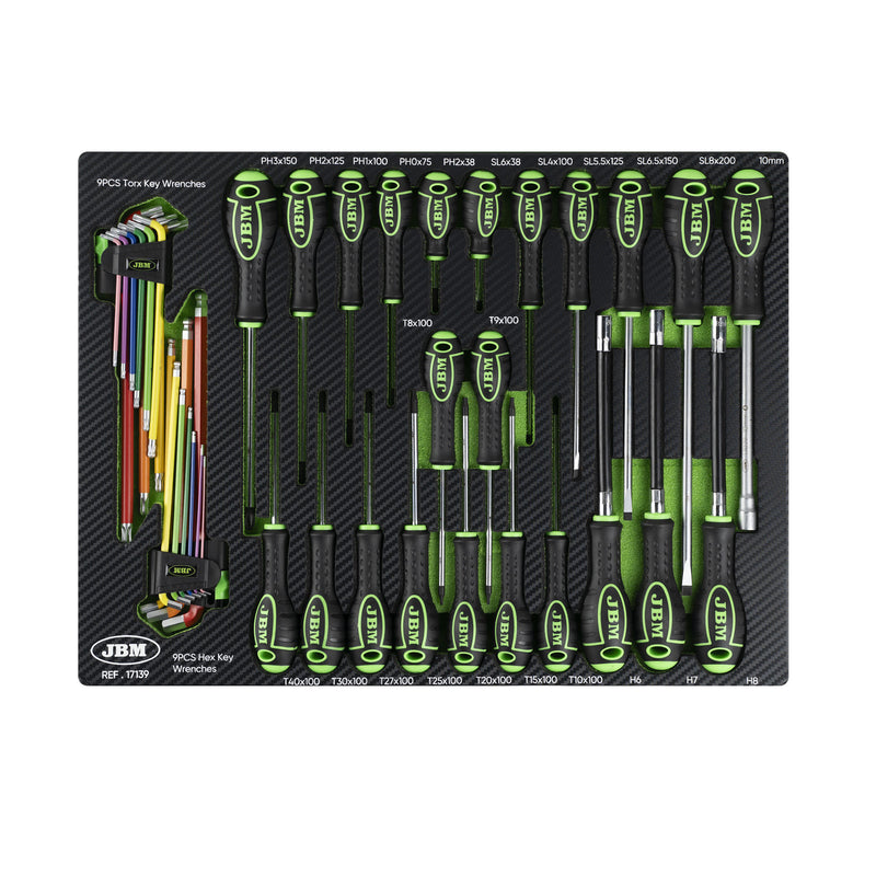 Módulo de chave de fendas e chave sextavada JBM (17139)