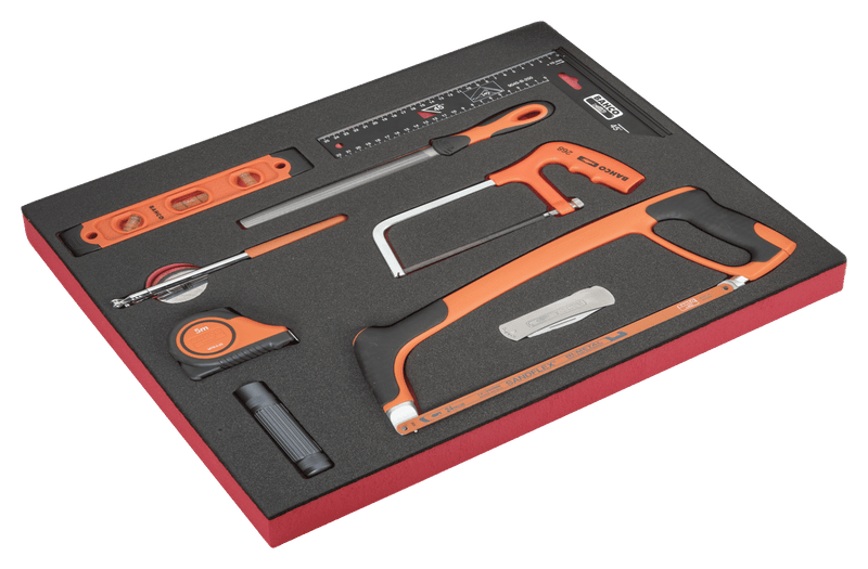 Bahco (FF1A115) Ferramentas de medição e corte, 9 peças