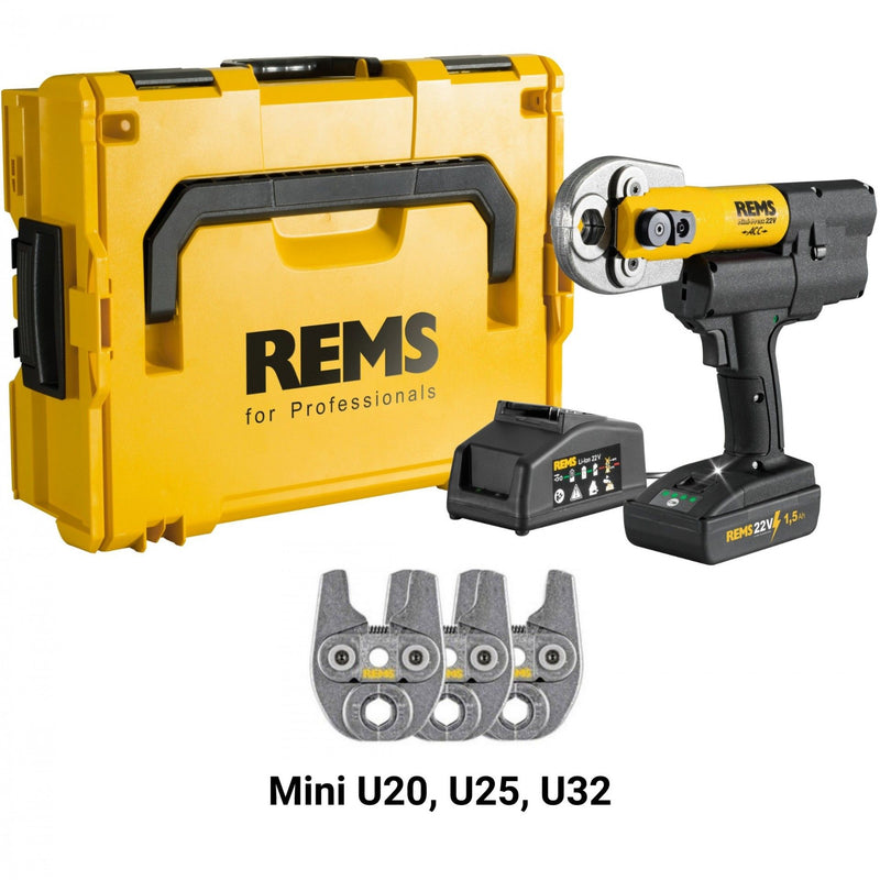 REMS (578X09 R220) Mini-Press 22V ACC + 1xBat. + U20/U25/U32