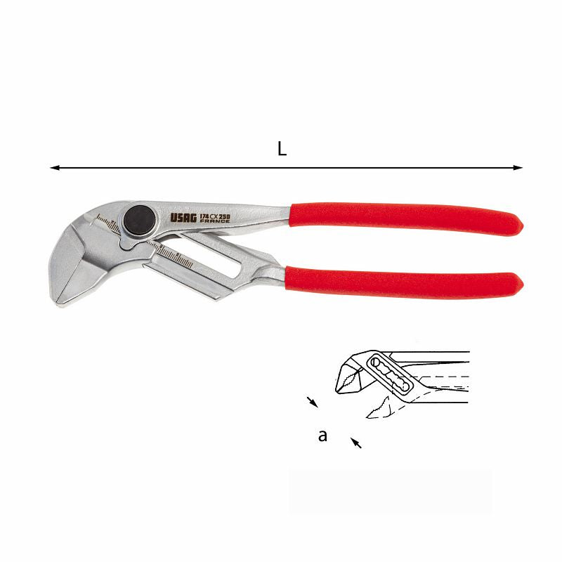 Chave de alicate ajustável USAG (174 CX)