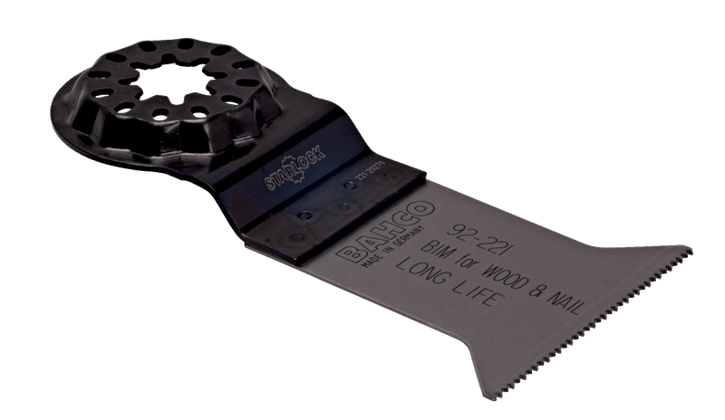 Lâmina standard de alta furabilidade para multiferramentas Bahco (92-LFWN) para madeira com corte de pregos de 50 mm - 25 unid.
