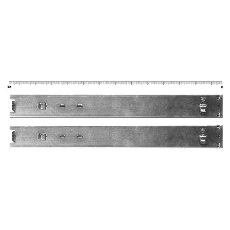 Guías con rodamiento de bolas JBM (17620) con retorno automático 16x45mm