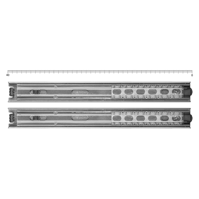 Guías con rodamiento de bolas JBM (17620) con retorno automático 16x45mm