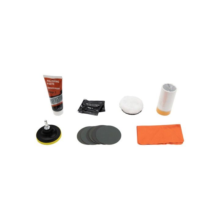 Kit de restauração de faróis de veículos Kroftools (2495)