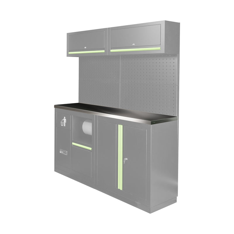 JBM (17747) Placa em aço inoxidável 1360x500x38mm (Ref. 16627/16628/16500)