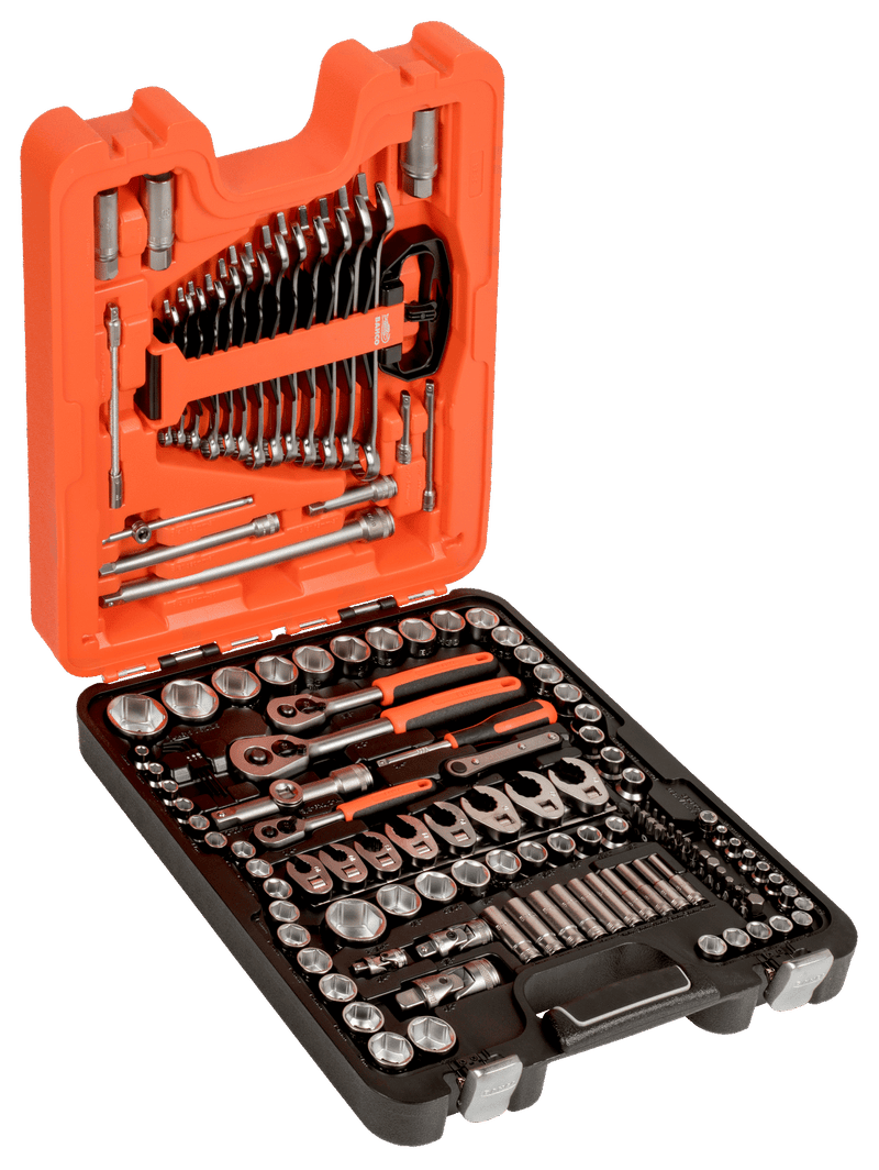 Conjunto de chaves de caixa Bahco (S138), 1/4', 3/8', 1/2', 138 peças