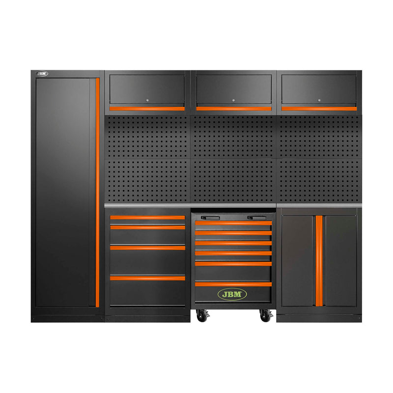 Conjunto de puxadores JBM (17852) para a Série 446 - Laranja