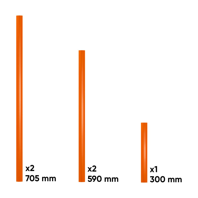 JBM (17858) Handle Set For Series 527 - Orange