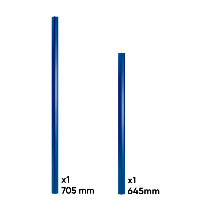 Conjunto de puxadores JBM (17862) para a Série 528 - Azul