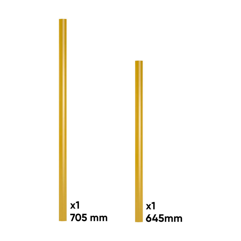 Conjunto de puxadores JBM (17865) para a Série 528 - Dourado