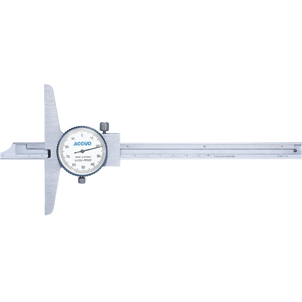 Accud (179) Paquímetro de Profundidade de Mostrador