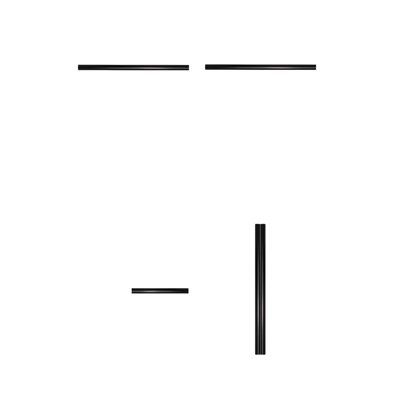 Conjunto de puxadores JBM (17956) para a Série 527 - Preto