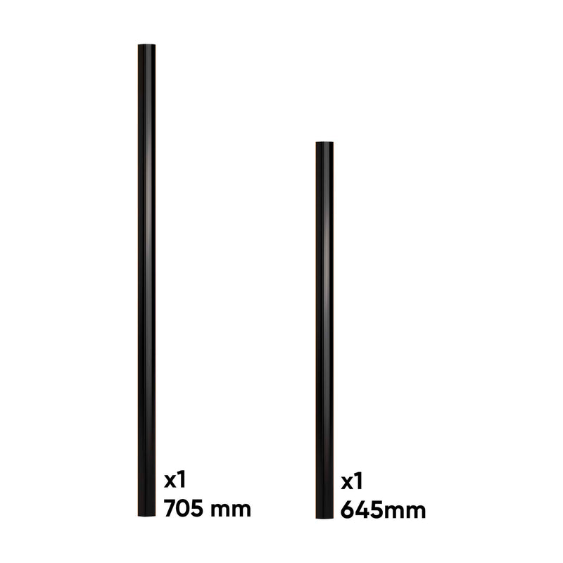 Conjunto de puxadores JBM (17960) para a Série 528 - Preto