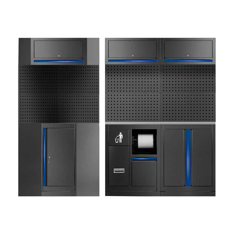 Conjunto de puxadores JBM (18012) para a Série 518 - Azul