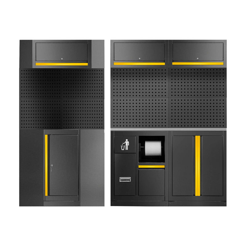 Conjunto de puxadores JBM (18013) para a Série 518 - Amarelo