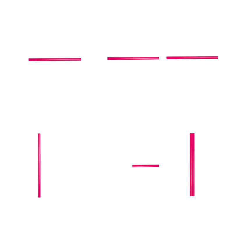 JBM (18016) Handle Set For Series 518 - Pink