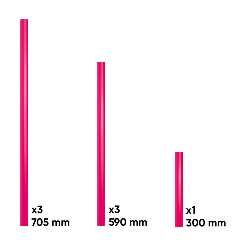 JBM (18016) Handle Set For Series 518 - Pink