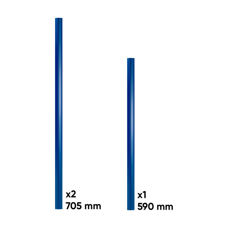 Conjunto de puxadores JBM (18022) para Série 525 - Azul