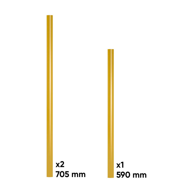 Juego de manijas JBM (18025) para Serie 525 - Dorado