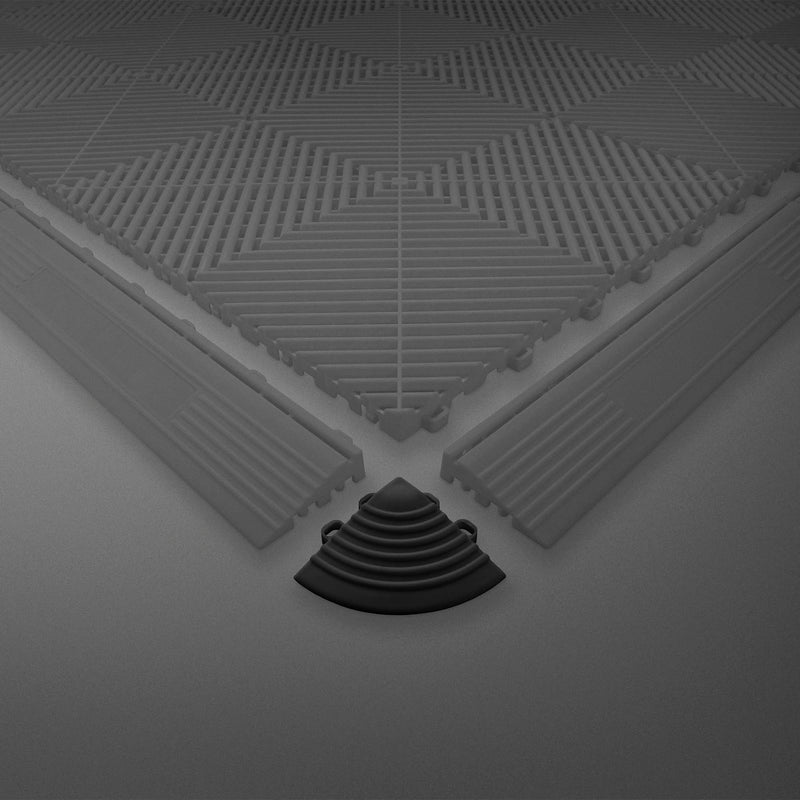 JBM (18093) Black Pp Tile Corner