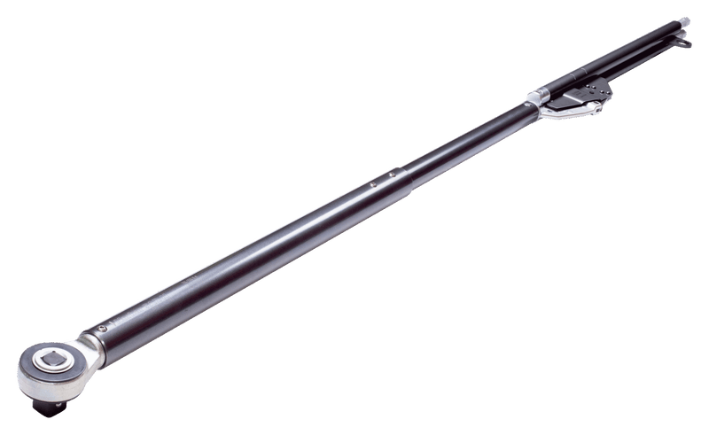 Bahco (76R1-2000) Chave de torque mecânica ajustável com cabeça de roquete fixa e barra de ajuste duplo 2000 Nm