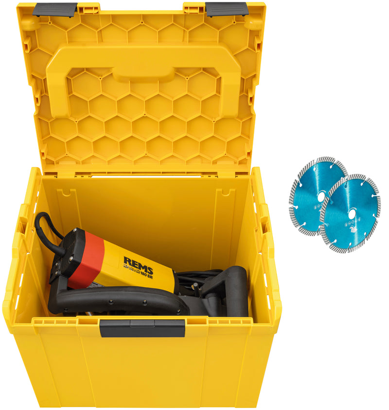 REMS (185X07 R220) Krokodil 180 SR B-P+2x Udt LS H-P Ø180mm L-Boxx H
