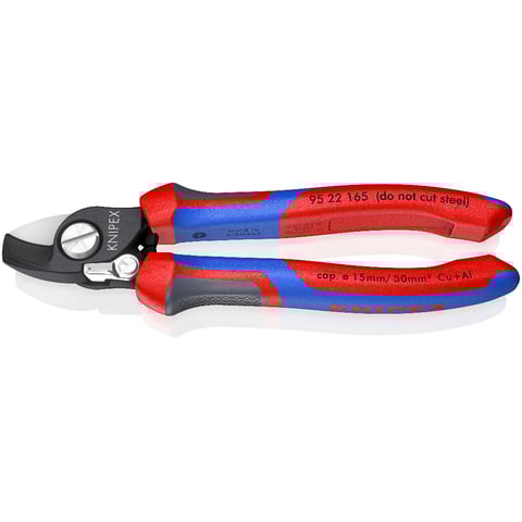 Knipex (95 22 165) Cable Shears With opening spring