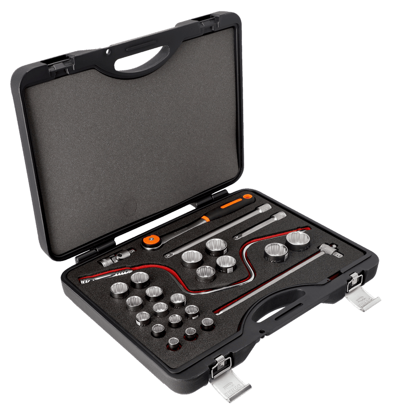 Bahco (7819DRN) Socket wrench set, 25 pieces