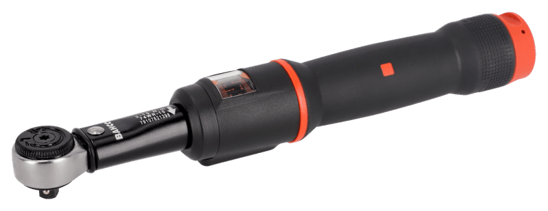 Bahco (74WR-25) Chave de torque mecânica ajustável com roquete, escala de janela e cabeça de roquete fixa