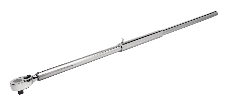 Bahco (7455-1500) Chave de torque mecânica ajustável com roquete, escala marcada, cabeça de roquete fixa e cabo de duas secções