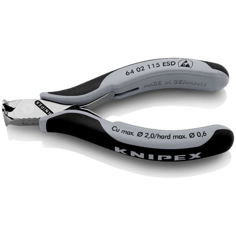 Knipex (64 02 115 ESD) Electronics End Cutting Nippers ESD