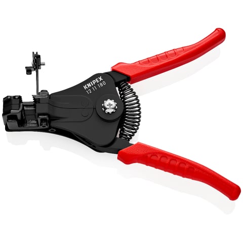 Decapador de isolamento Knipex (12 11 180) com lâminas adaptadas