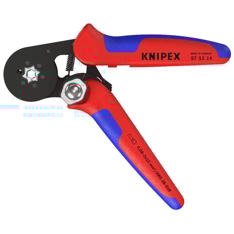 Knipex (97 53 14) Self-Adjusting Crimping Pliers for wire ferrules With lateral access