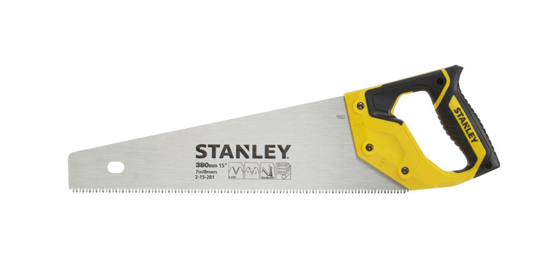 Sierra de mano Stanley (2-15-281) JETCUT de 15 pulg. (380 mm) y 7 dientes por pulgada