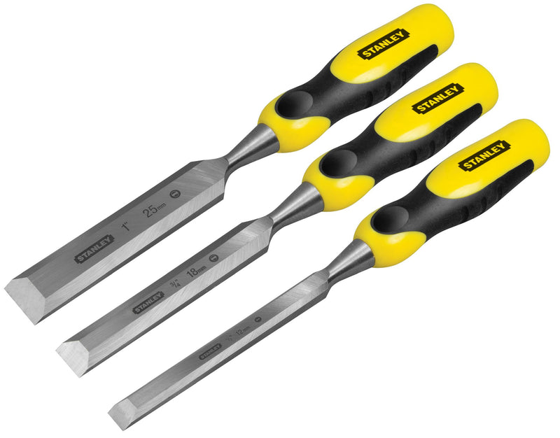 Stanley (2-16-883) STANLEY Dynagrip Wood Chisel 3Pc. Set  - 12,18,25Mm