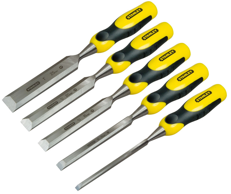 Stanley (2-16-888) STANLEY Dynagrip 6,10,15,20,25mm Wood Chisel Set  (6 pc.)