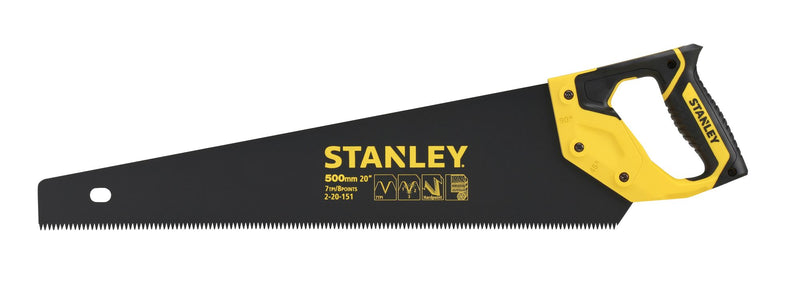 Stanley (20-2-151) JETCUT 20 pol. (500 mm) Serra manual revestida com 7 TPI