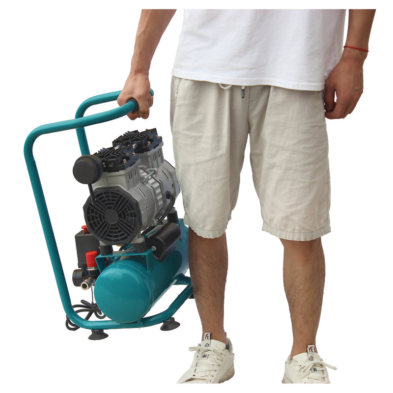 Aircraft (2001221) HANDY SILENCE 221 OF E Silent Oil-Free Air Compressor 6L 8bar