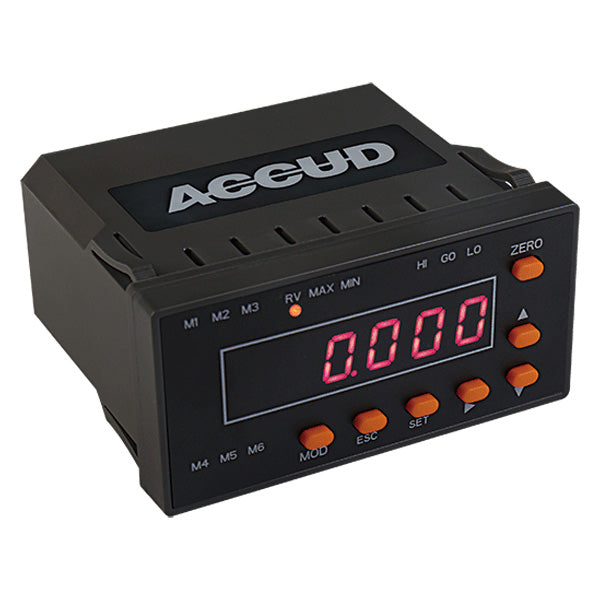 Unidade de exibição Accud (206) para medidor linear