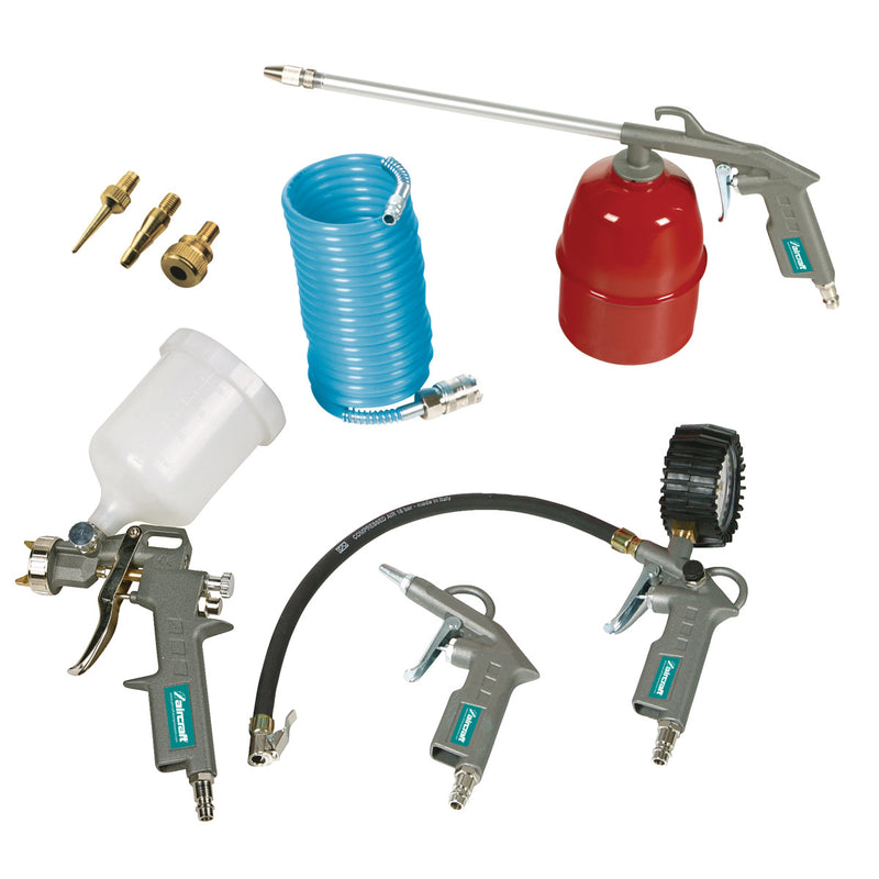 (2102008) Pneumatic tools set 8 pieces DWS 8