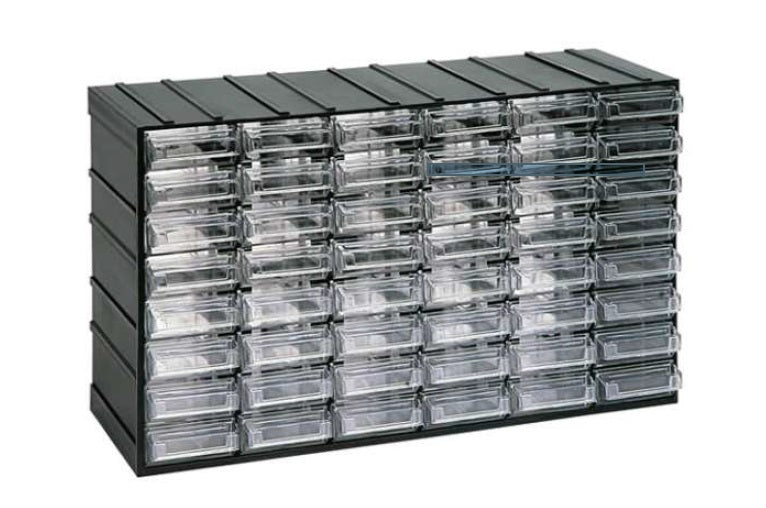 Gabinete de plástico, 48 cajones - MADER®